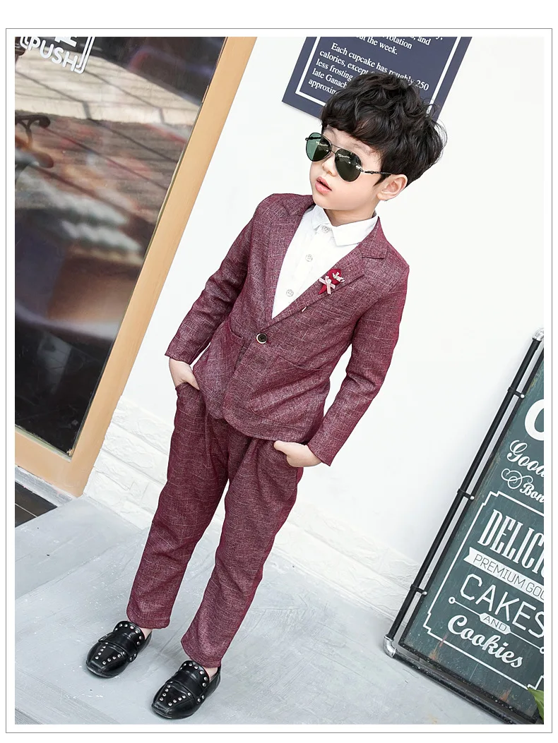 白 フリル付 キッズブレーザ\u0026パンツ | thefoodologist.com.au