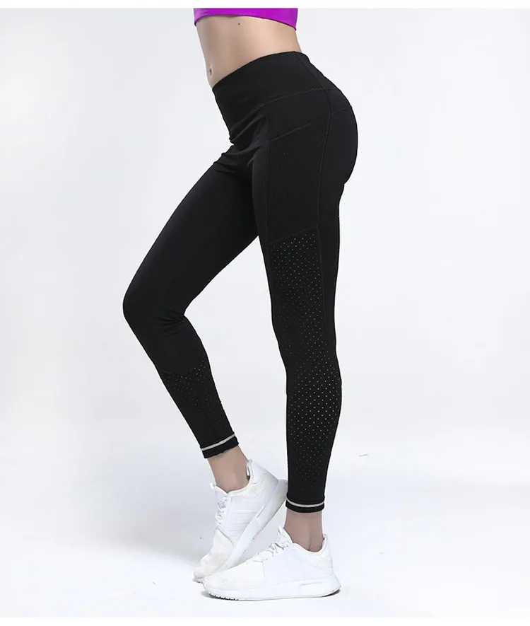 Женские брюки для йоги с карманами на молнии, с рисунком русалки, с высокой талией, для фитнеса, спортивные Леггинсы, обтягивающие, для бега, для спортзала, тренировочные брюки