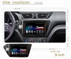 4G LTE Android 8,1 Автомобильный gps Мультимедиа Видео Радио dvd-плеер в панель для Kia K2 Рио ceed 2011-2015 год навигации стерео