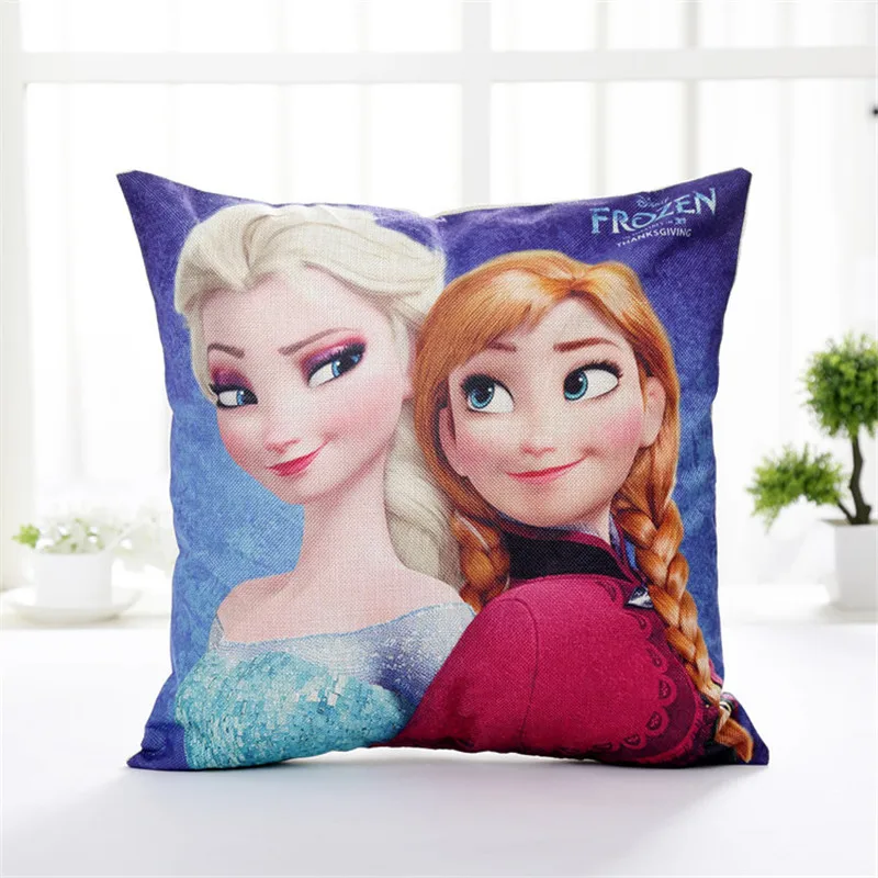 2 45x45 см чехол для подушки disney Frozen, домашний текстиль, детская парная наволочка для девочек, декоративные наволочки, чехол для гостиной - Цвет: 2