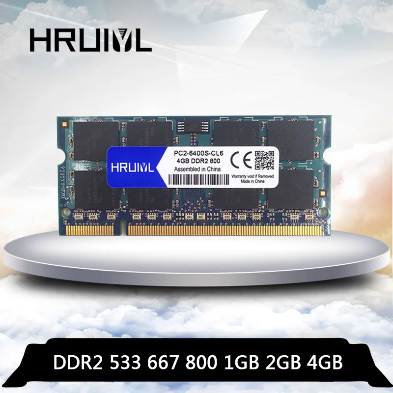 ОЗУ HRUIYL DDR2 4 Гб 2 1 ГБ с процессором DDR 1G 2G 4G 533 МГц 667 800 лэптоп ноутбук