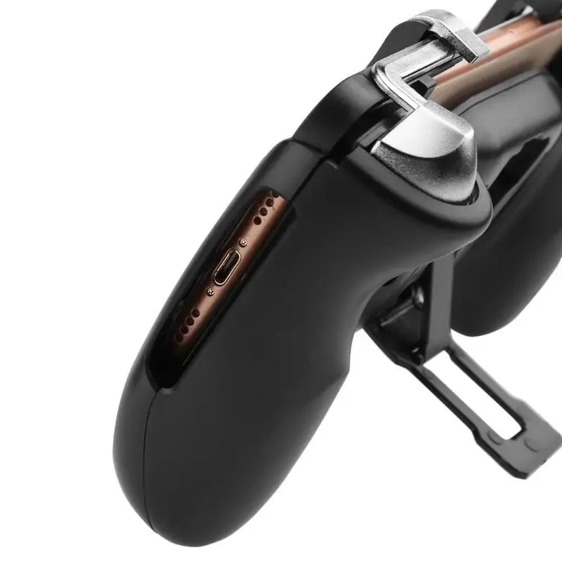 ALLOYSEED Mobile Game Integrated Handle Grip w/L1R1 Gaming Trigger FPS/TPS Shooter Controller for I