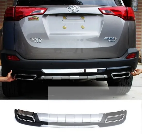 Задняя Подоконник протектор бампер Защитник пластина RAV4 2013 2014 2015|bumper rav4|rav4 bumperrav4