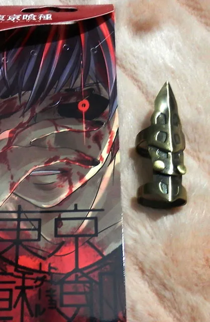 

wholesale Anime Cartoon Tokyo Ghoul Cosplay Pendant key chain Metal Stainless Steel Fashion Necklace accessories