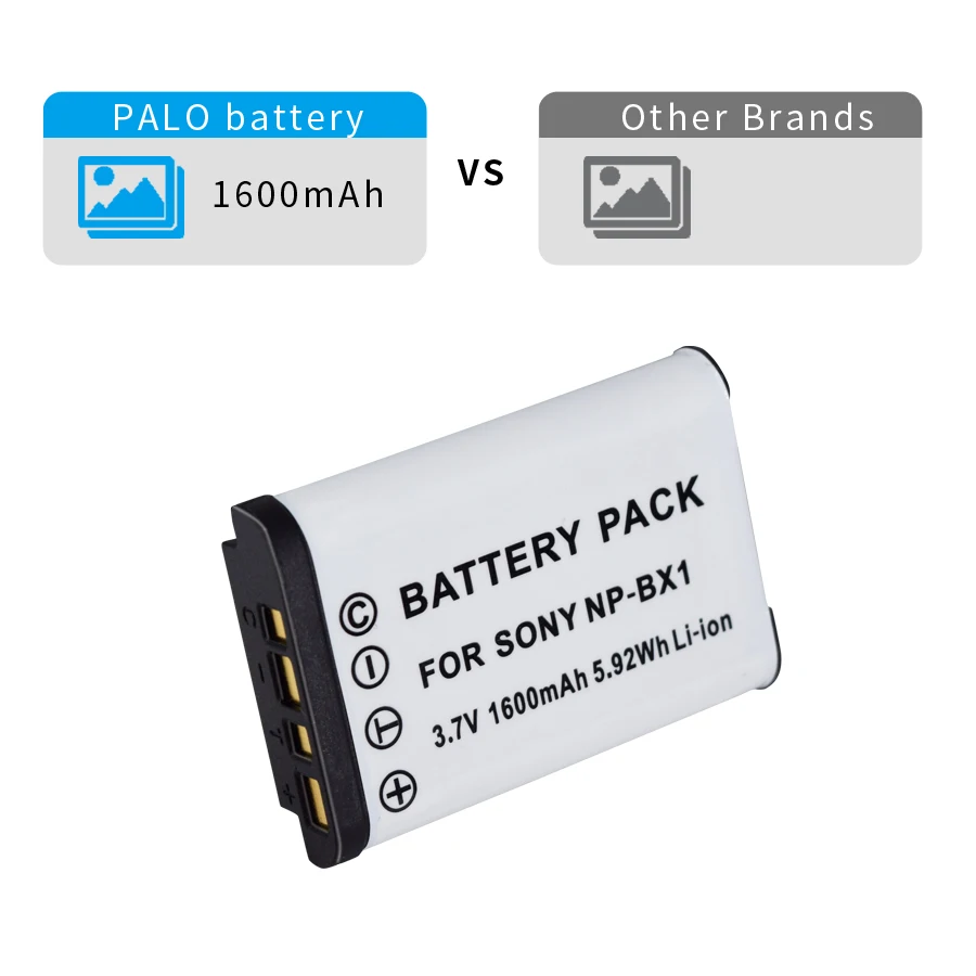 PALO 1600 мА/ч NP BX1 npbx1 bx1 литий ионный аккумулятор Батарея для sony DC GX850K DMC GM5 GM1KD
