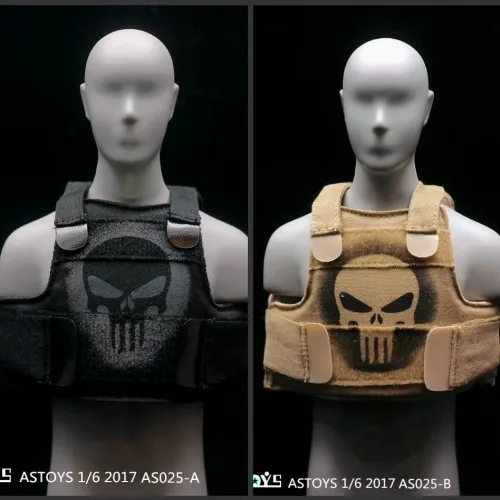 ASTOYS AS025 A/B 1/6 The Punisher жилет с черепами Props для 12 дюймовых коллекционных экшн фигурок