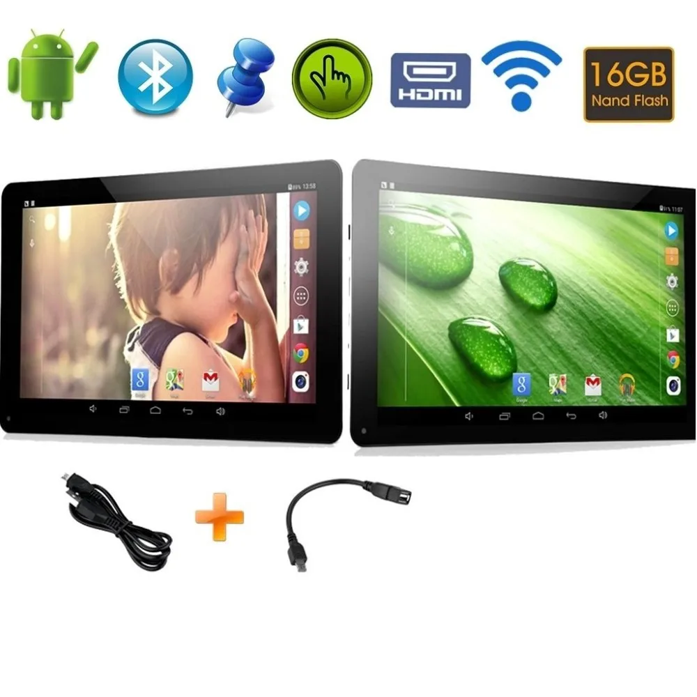 16 ГБ Octa Core 10." zoll Планшеты ПК Android 4.4 двойной Kamera 2.0 ГГц 3G WI-FI HDMI Bluetooth