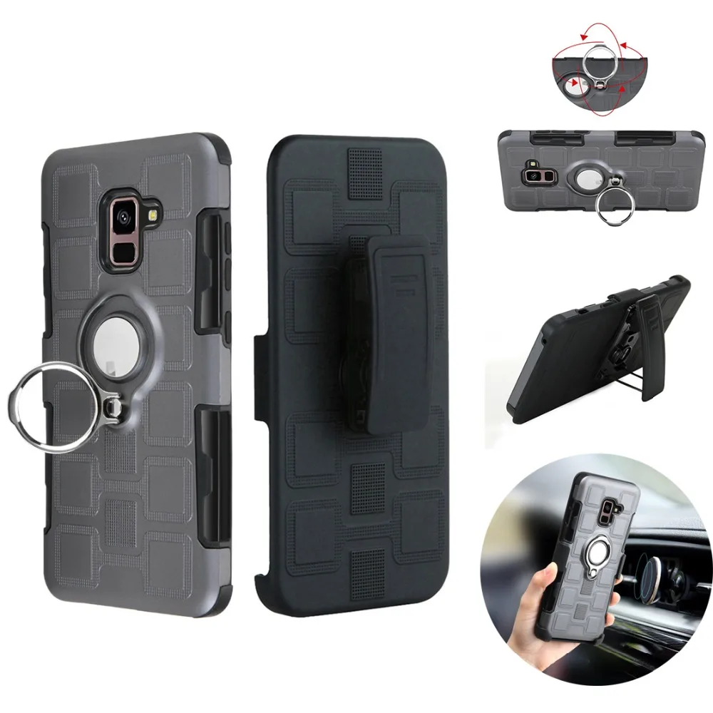 

3 in 1 Armor For Samsung A7 2018 Case For Samsung Note 9 8 S9 S8 Plus A3 A5 A7 2017 A9 A6 A8 J3 J4 J6 J8 2018 J7 Max Plus Neo