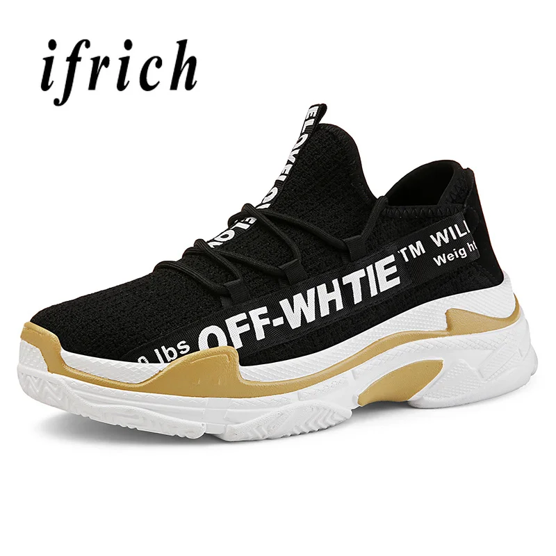 Summer Autumn Gym Shoes Men Thick Soled Athletic Shoes For Boys Red Black Young Training Shoes Mesh Breathable Male Sneakers Summer Autumn Gym Shoes Men Thick Soled Athletic Shoes For Boys Red Black Young Training Shoes Mesh Breathable Male Sneakers