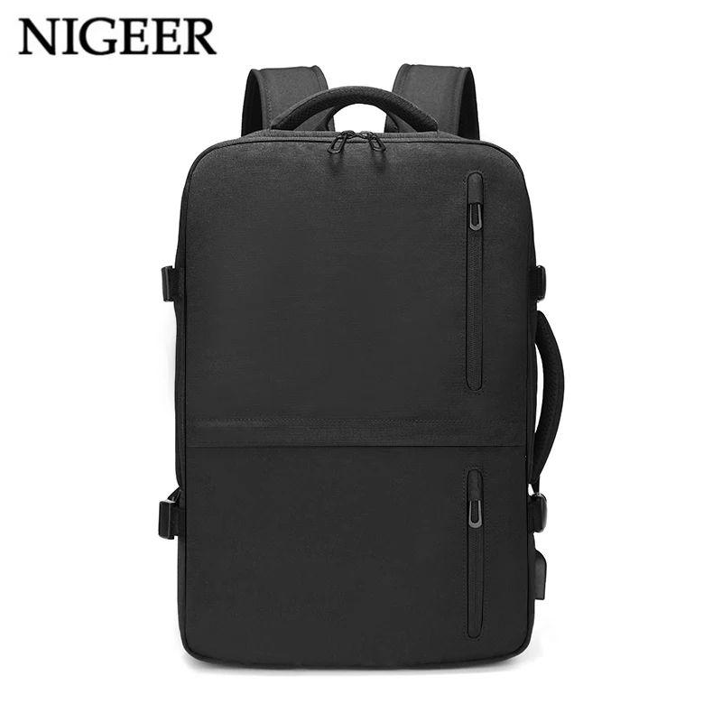 Multifunction 15.6 inch Laptop Backpack Large Capacity Expansion with USB Charging Port Travel Backpacks Water Repellent n1711