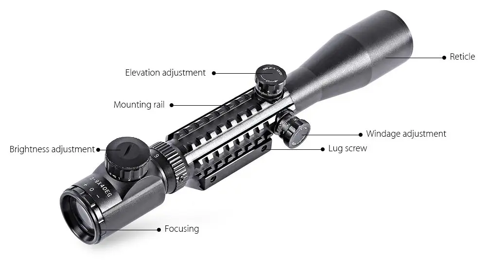 3-9x40eg тактический охота красная точка быстрый фокус прицел прицел с трех сторон елочка красный горит зеленый свет 3-9x40eg тактический охота красная точка быстрый фокус прицел прицел с трех сторон елочка красный горит зеленый свет