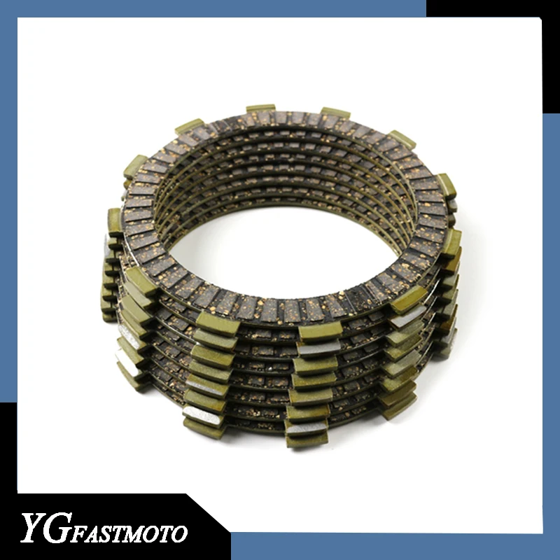 Clutch Plates Disc Set 8pcs for CR CRF CR125R CRF250R Dirt Bike MX