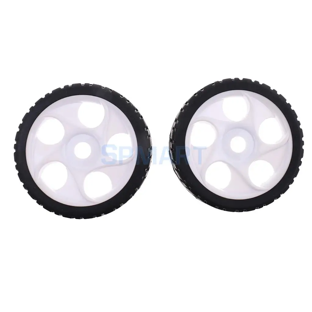 1/8 Flat Running RC Car Model 17MM Wheel Rim Hex Tires for Rock Crawler PartS