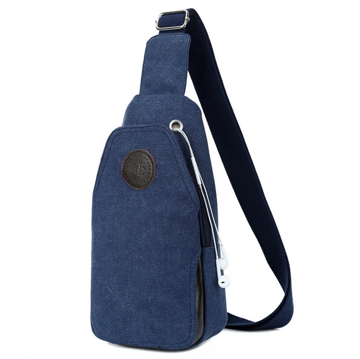 

NEW Chest Pack Travel By Walking Military Messenger Bag Canvas Bag For Men Chest Sling Pack One Single Shoulder Man
