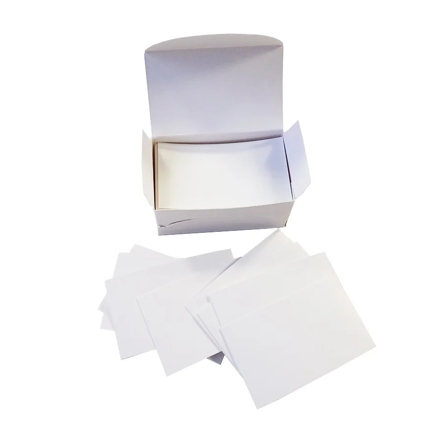 5 коробок/lot Новые студентов diy пустая белая крафт-бумага открытка блокнот, записная книжка маркиратор 100 шт.; комплект из двух предметов