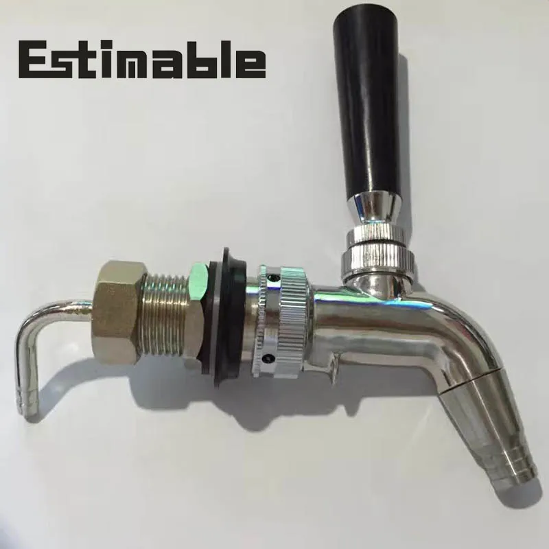 Homebrew beer tap Stainless Steel Beer faucet Polished Chrome Draft tap