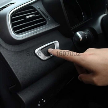 

For Renault Kadjar 2016 ABS Chrome Matte Car ABS ECO Switch Button Cover Trim Decoration Frame Sticker Cover Car Styling