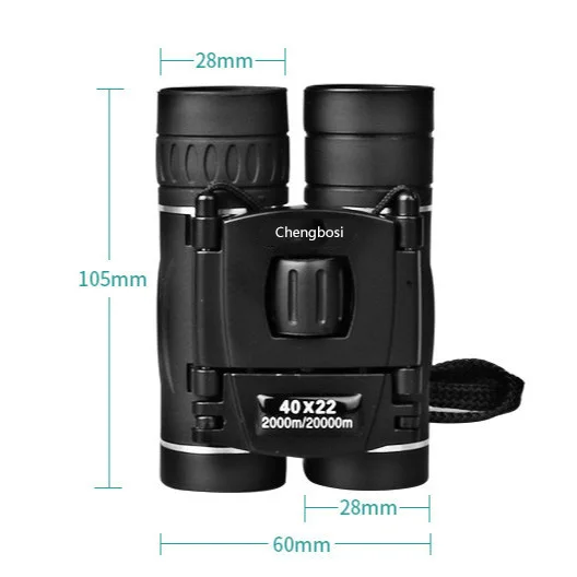 New 40x22 Mini Binocular Professional Binoculars Telescope Opera Glasses for Travel Concert Outdoor Sports Hunting