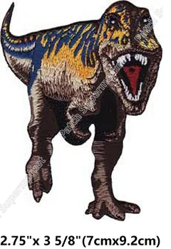 

3.7" Velociraptor BLUE Dinosaur Movie TV Iron On Patches Clever Girl JURASSIC WORLD Fallen Kingdom 2018 party favor gift