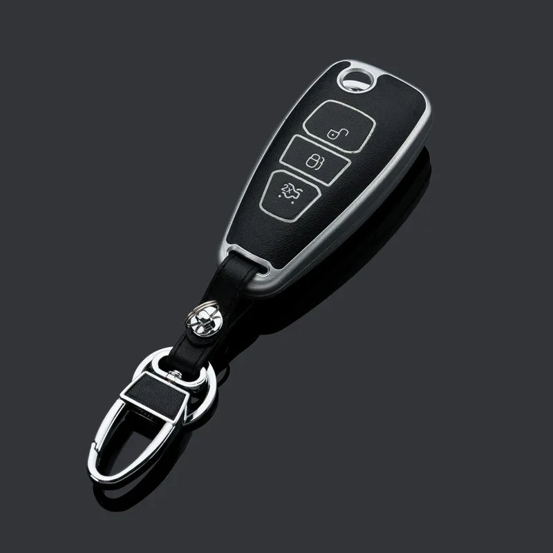 Peacekey ключи крышка держатель чехол для ключ для Ford Mondeo кольца автомобильный чехол для ключей для Ford Focus Ecoboost для Fiesta Ecosport Mondeo