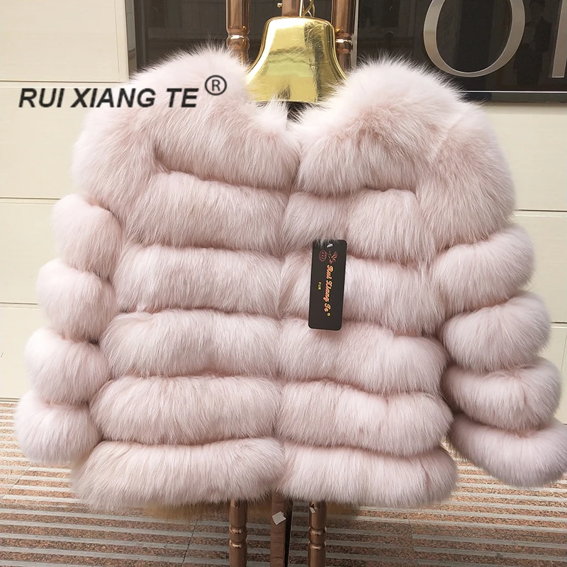 free shipping women real fur coat popular fox vest shorter fur coat warm winter outerwear luxury fox fur coat full pelt fur coat