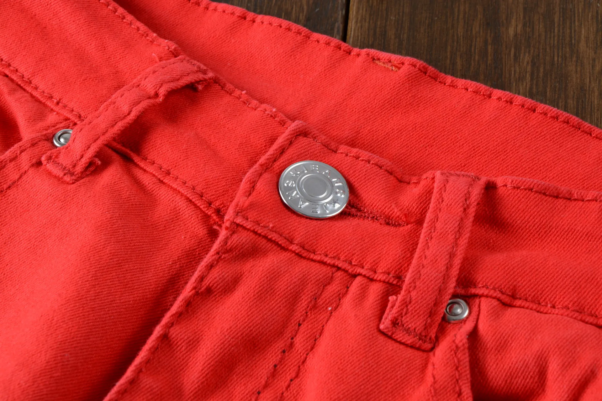 Hot Product 2017 Mens Male Club Biker Jeans White /red/black Knee Multi zipper Men Brand Slim Fit Cut Destroyed Jean Pants For Male Homme