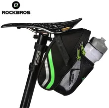ROCKBROS Outdoor Cycling Mountain Bike Back Seat Bicycle Rear Bag Nylon Bike Saddle Bag Tail Pouch Package Bicycle Accessories