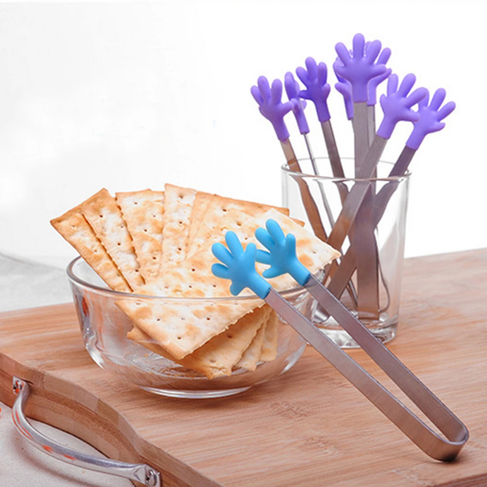 

Silicone Kitchen Cooking Salad Serving Barbecue Tong Stainless Steel Utensil Handle 3 Colors Direct Delivery Children's Clothing
