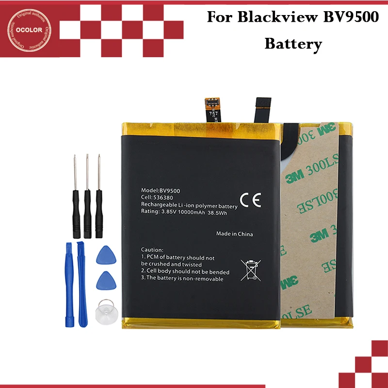 Ocolor для Blackview BV9500 аккумулятор 10000 мАч запасной резервный аккумулятор большой емкости с инструментом для Blackview BV9500 Pro Аккумулятор