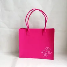 Модный толстый экологический многоразовый войлочная Сумка Продуктовый мешок с логотипом вашей компании на заказ логотип маркетинг Эко сумки