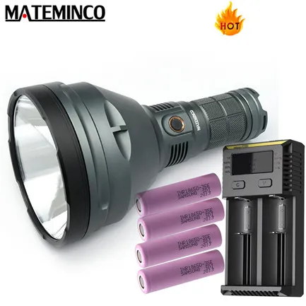 MATEMINCO MT35 PLUS ручной фонарь CREE XHP35 Hi max 2700 люмен прожектор 2416 м большой дальности наружный фонарь для поиска - Испускаемый цвет: MT35P 3500mAh I4