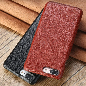 

Cowhide Phone Cases For iPhone 7 8 Plus Case For iphone X Xs Max Case Litchi Texture Back Cover For 6 6s 6p 7p 8p case