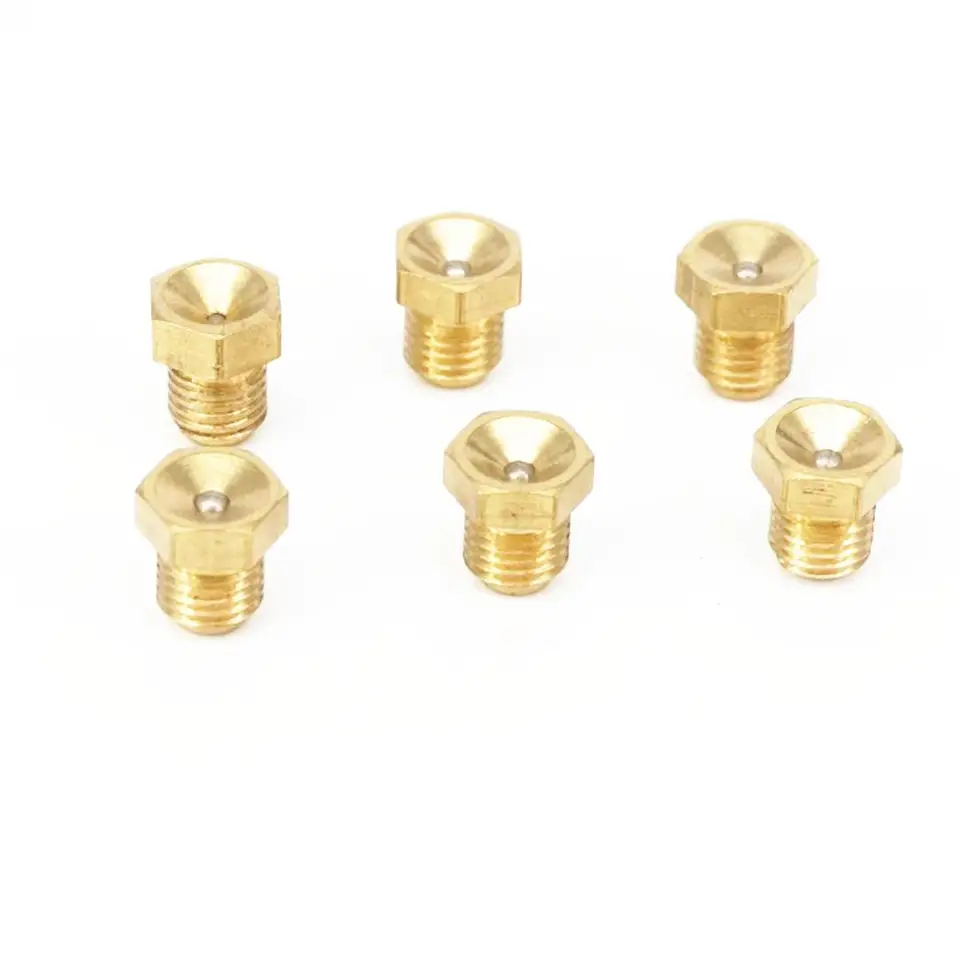 20 Pcs M10x1mm Metric Grease Zerks - Flush Straight Brass Fittings For Machinery & Tools