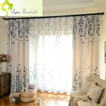 

2018 Rushed Direct Selling Modern Hospital Curtains Leaf Printed For Window Curtain For The Bedroom Treatments Roman Blinds