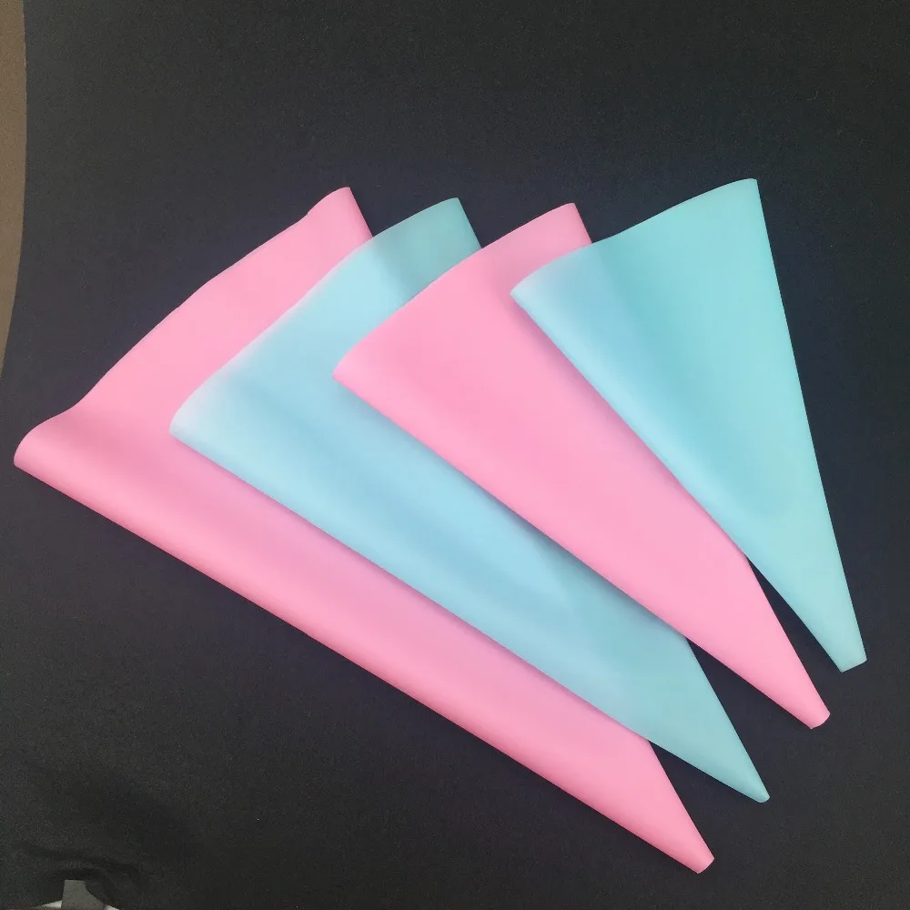 

10 12 14 16 inch Reusable LFGB EVA Pastry Bag Icing Piping Bags Cake Cream DIY Decor Patisserie Decorating Tool White 4 colors
