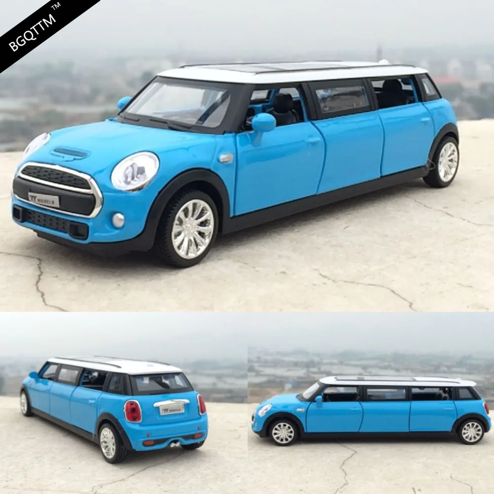 136 kids Toys Extended Limousine Metal Toy Cars diecast Model Pull