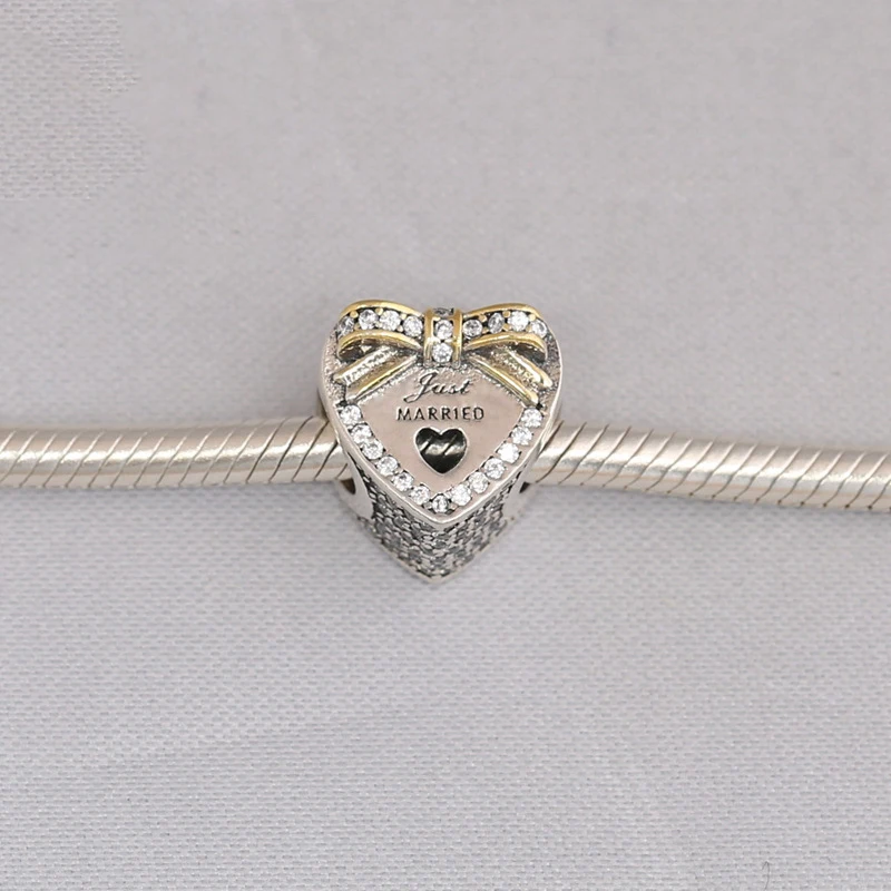 

2019 Hot Sale Fits Charm Bracelet DIY Women Jewelry Party Gift 925 Sterling Silver Bracelet Tie Love Beads