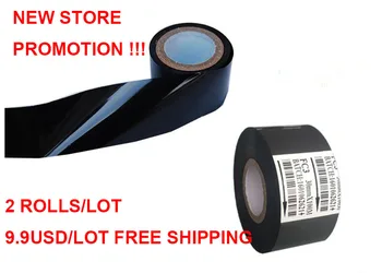 

6 colors ribbon for thermal transfer coding machine, printing tape, ribbons code printing belt, black 30*100MM for DY-8 HP-241B