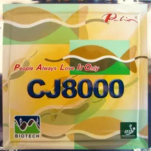Palio CJ8000(BIOTECH) Pips-In настольный теннис/PingPong Резина с губкой(твердость: 39-41) 2,2 мм