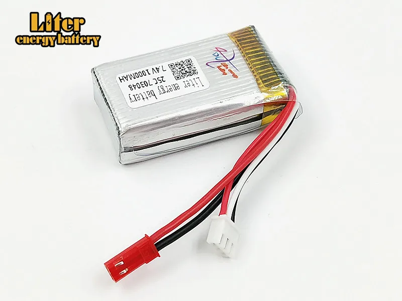 7.4V 1000mAh li-po lipo battery 703048 25c V912 V262 V353B axis aircraft model aircraft batteries lipo 2s lipo 7.4v