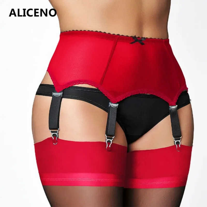 

Metal 6 Strap Shaper Garter Belt Mesh Belt Straps Stockings/Lingerie (Garter Belt Sold Separately from Stockings) Stocking+Belt