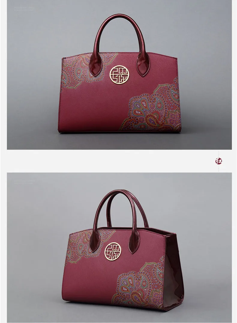 Pmsix новые женские сумки из спилка для крупного рогатого скота Роскошные винтажные сумки с цветочным рисунком сумки из коровьей кожи сумки с вышивкой сумки