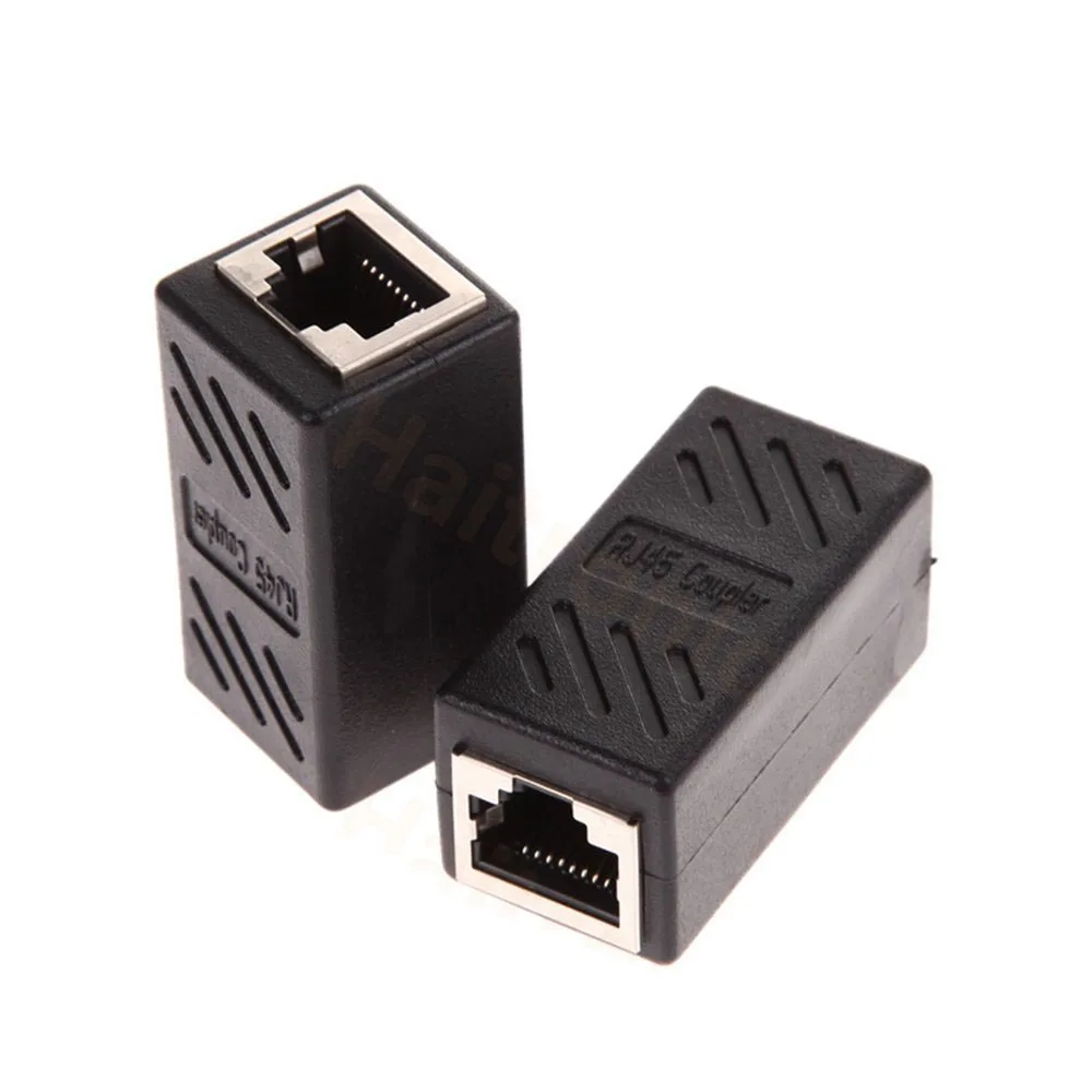 RJ45 Coupler ethernet cable coupler LAN connector inline Cat7/Cat6/Cat5e Ethernet Cable Extender Adapter Female to Female 2 Pack