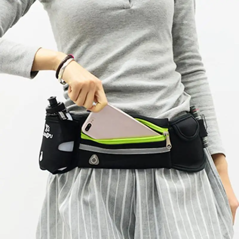 

Outdoor Sports Waist Bag For Xiaomi Redmi Samsung Waterproof Running Pack Fitness Water Bottles Bag Belt Pouch