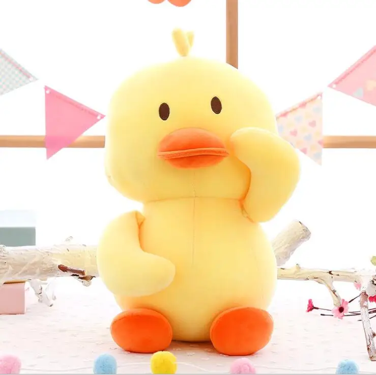 

Popular Stuffed soft Animals & Plush Toys duck Doll Kids Sleeping Back pillow Cute Baby Accompany Doll Xmas Gift Stuffed Toy
