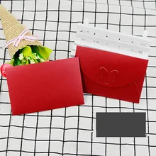 Купить 100 шт./лот Цветной Бабочка Пряжка 250 г Kraft Бумага конверты просто любовь Ретро пряжки декоративные конверт Малый Бумага конверт