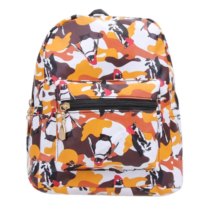 Cute New Women PU Leather Backpack Shoulder Bag School Bags For Teenagers Travel Rucksack College Wind Mini Backpack Mochila