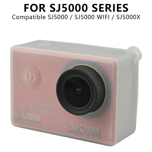 SJCAM аксессуары силиконовый защитный чехол для SJ4000/M10/SJ5000 серии Спорт Экшн камеры - Цвет: For SJ5000 SERIES
