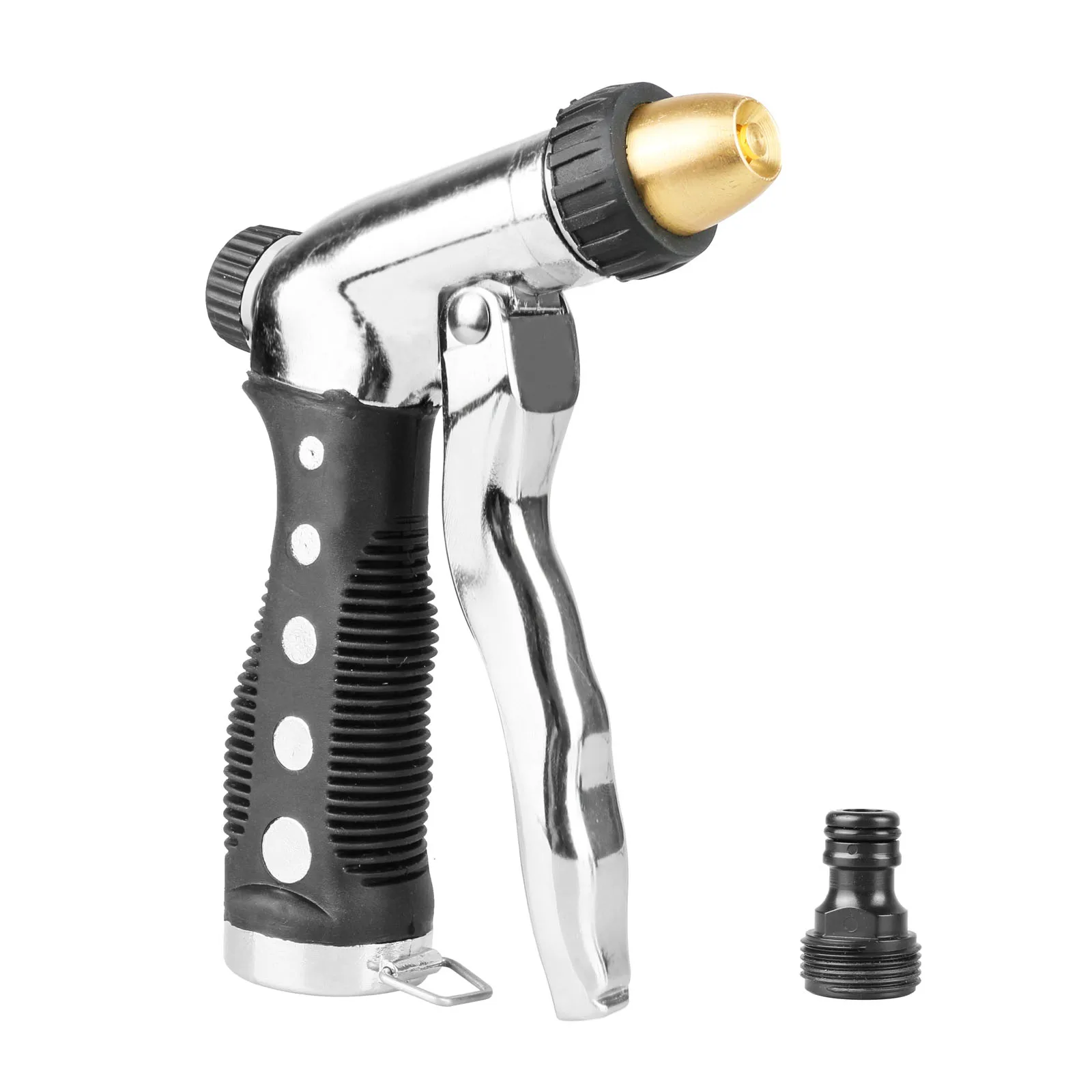 High Pressure Spray Gun,Brass Nozzle 2 Pattern Spray Ergonomic Trigger Shot Range 20 50 Feet for