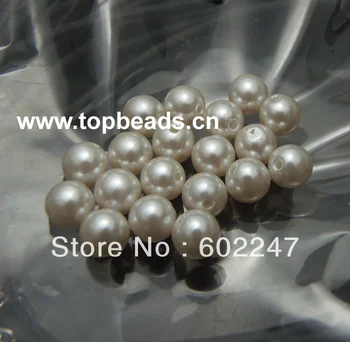 

Free Shipping Pearl Glass Acrylic Beads 8mm, DIY Pearl beads Wholesales, 500pcs/lot